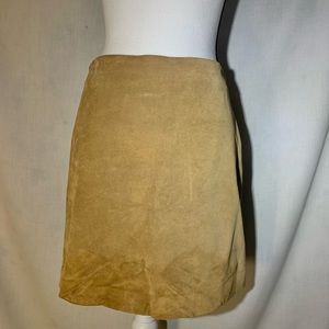 Banana republic suede mini skirt